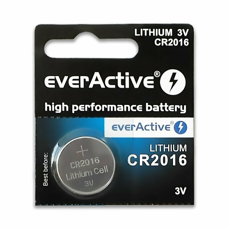 Pilha Lithium CR2016 3V - EverActive [1 unid.]