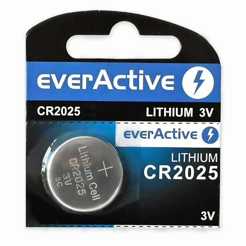 Pilha Lithium CR2025 3V - EverActive [1 unid.]