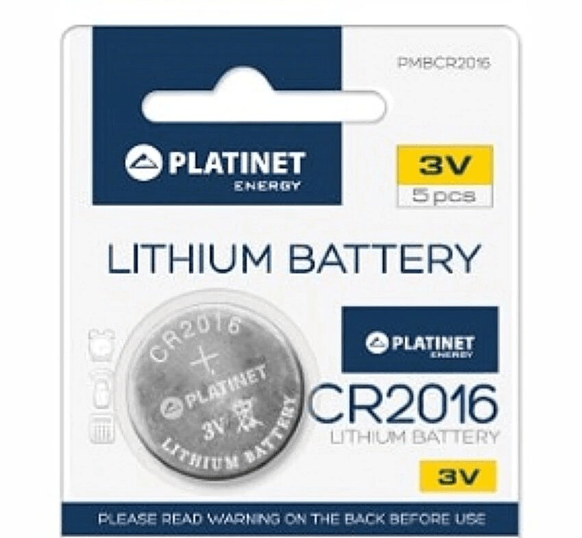 Pilha Lithium CR2016 3V - Platinet [1 unid.]