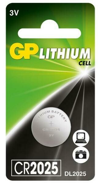 Pilha Lithium CR2025 3V - GP Lithium Cell [1 unid.]