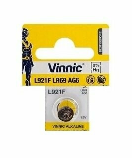 Pilha Alcalina AG6/LR69 1.5 V - Vinnic [1 unid.]