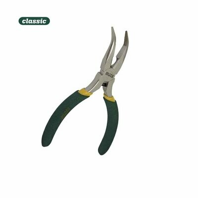 Alicate Ponta Semiredonda Curva 130mm c/ corte - Q704 - Mota