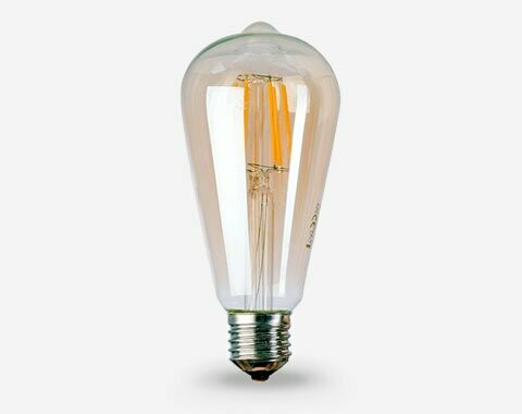Lâmpada ST64 Filamentos, 6w, 3000K, E27 - 00171 - ARON LIGHT
