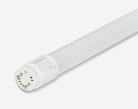 Lâmpada Tubo T8 LED Vidro 22W, 6500K, 1500mm (CONEXÃO UNI-LATERAL) - ARON LIGHT