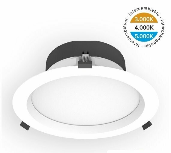 Projetor LED Redondo 11W, BR, IP44, ALL IN ONE - FILUX