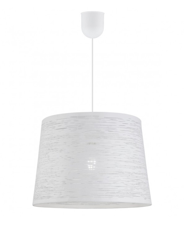 CANDEEIRO SUSPENSO COLEÇÃO TAYLOR BRANCO 1X60W E-27 CANDEEIRO SUSPENSO COLEÇÃO TAYLOR BRANCO 1X60W E-27