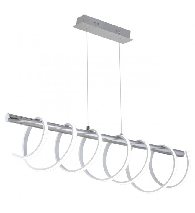 CANDEEIRO SUSPENSO LED COLEÇÃO MOEB CROMADO 46W 4370LM 4000K