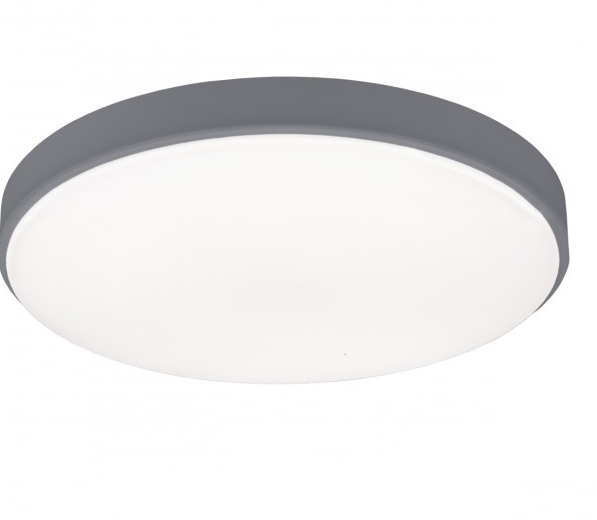 CANDEEIRO DE TETO COLEÇÃO BERTIE LED CINZENTO 30W 2850LM 4000K