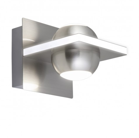 APLIQUE DE PAREDE FANTON NIQUEL ACETINADO LED 15W 1425LM 4000K