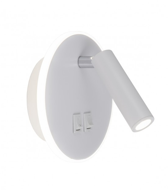 APLIQUE LED MORAGUES CINZA LED 3+10W 285+950LM 4000K