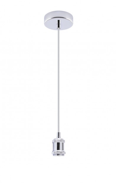 SUSPENSÃO ELKAN CHROME PENDAT LAMP 1 LIGHT X 60W E-27
