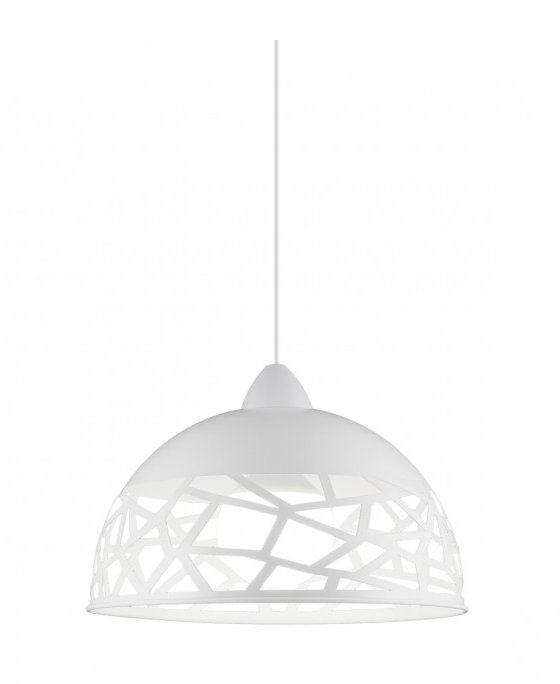 CANDEEIRO SUSPENSO PANG WHITE PENDANT LAMP 1 LIGHT X 60W E-27