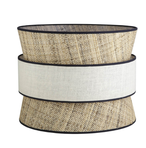 ABAJUR SABINA RAFFIA SHADE - BEGE E-27 40