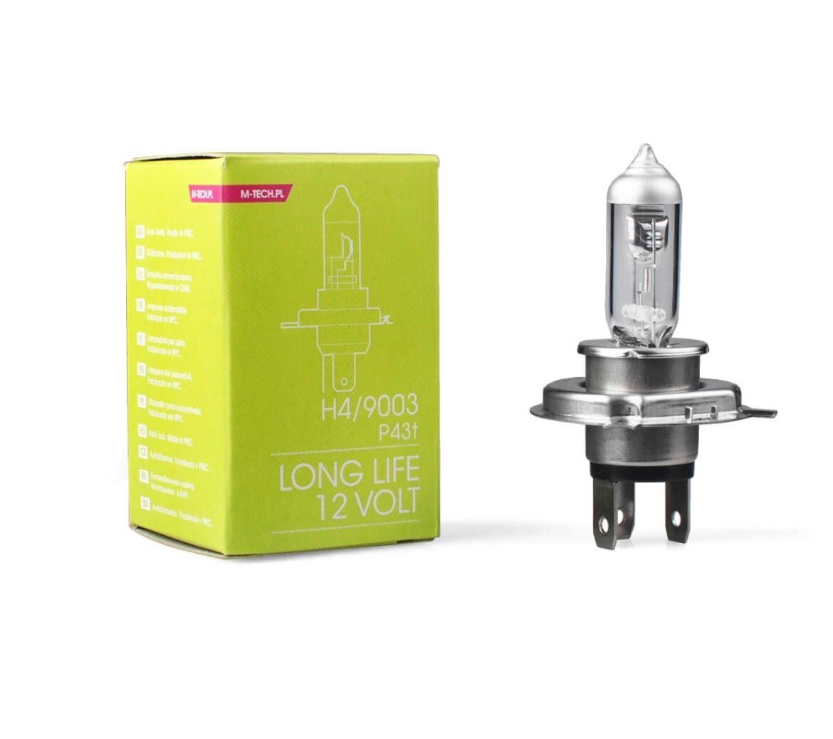 Lâmpada Halogénio H4, 60/55W, 12V, LONG LIFE