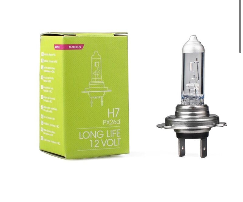 Lâmpada H7, 55W, 12V, LONG LIFE