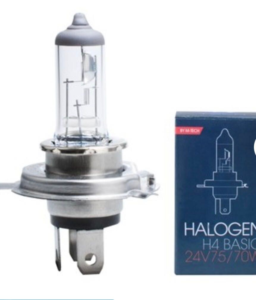 Lâmpada Halogénio  P43t, 24V, 70/75W, H4