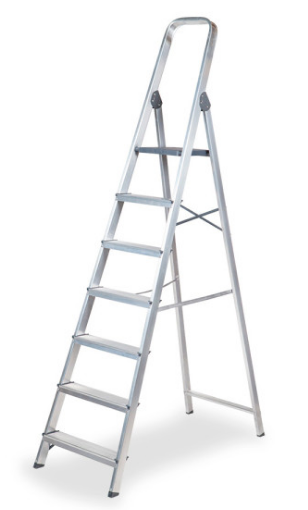 Escadote de Aluminio, 7 Degraus