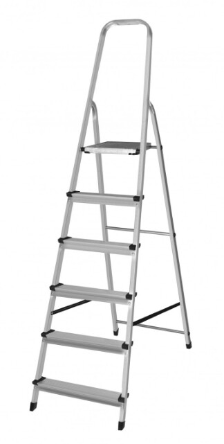 Escadote de Aluminio, 6 Degraus