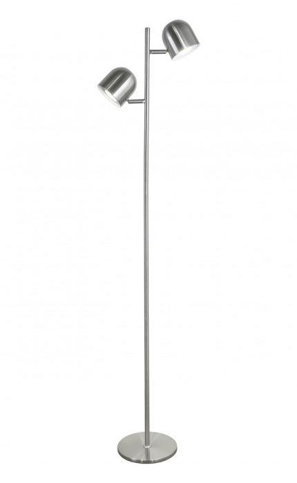 CANDEEIRO DE PÉ BAPTISTE NIQ.SAT 2 X 40W GU-10