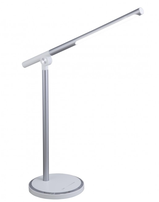 CANDEEIRO DE MESA PRATA LED 12W 1140LM ​​​​3000-6000K