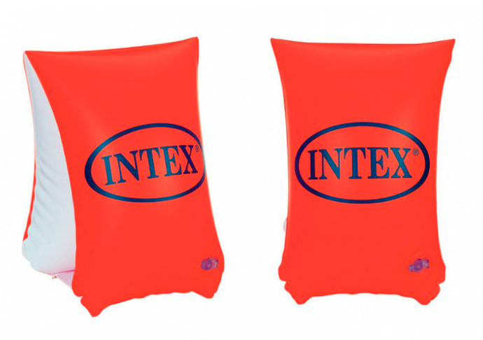 MANGAS INFLÁVEIS. COR VERMELHA 23x15cm. INTEX