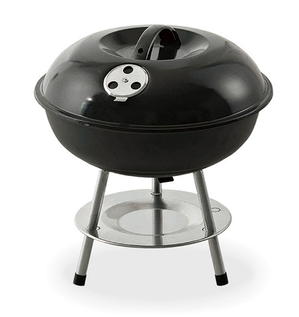 CHURRASQUEIRA COM 3 PÉS Ø35,5X40cm. COR PRETO EDM CHURRASQUEIRA COM 3 PÉS Ø35,5X40cm. COR PRETO EDM