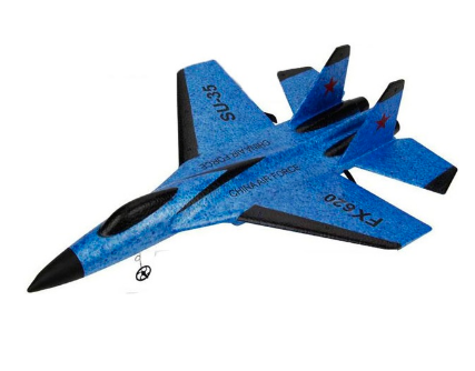 Avião Telecomandado RC SU-35 (Azul)