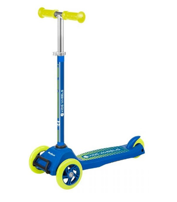 Trotinete 3 Rodas Kids Wheels (Azul/Amarelo) - REBEL