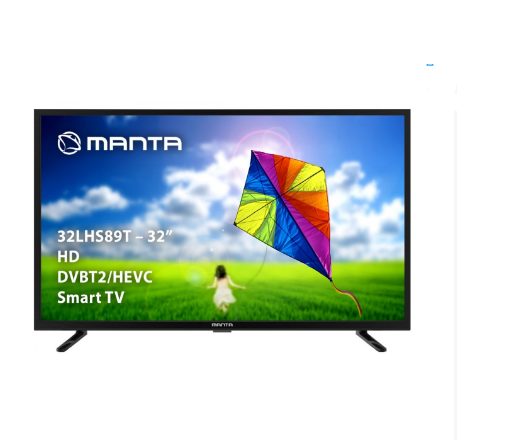 Smart TV 32" HD 32LHS89T DVB-T2/T/C Wi-Fi (Preto) - MANTA