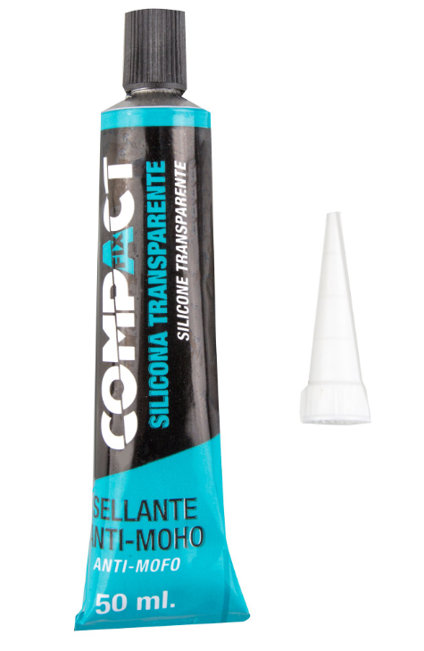 SILICONE TRANSPARENTE COMPACTO 50GR