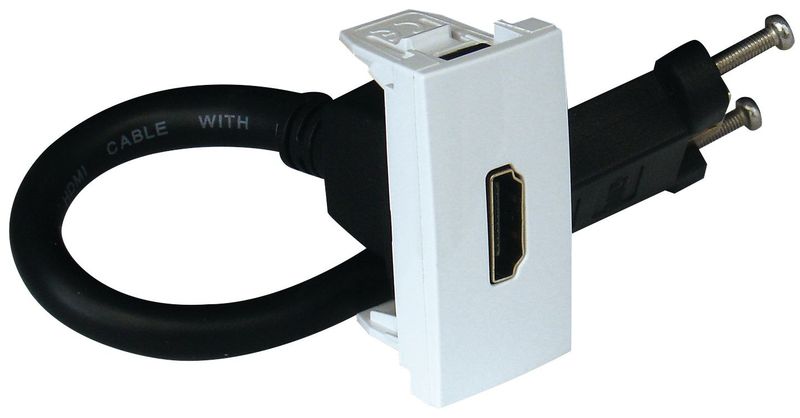 TOMADA HDMI COM CONECTOR DE 1 MÓDULO