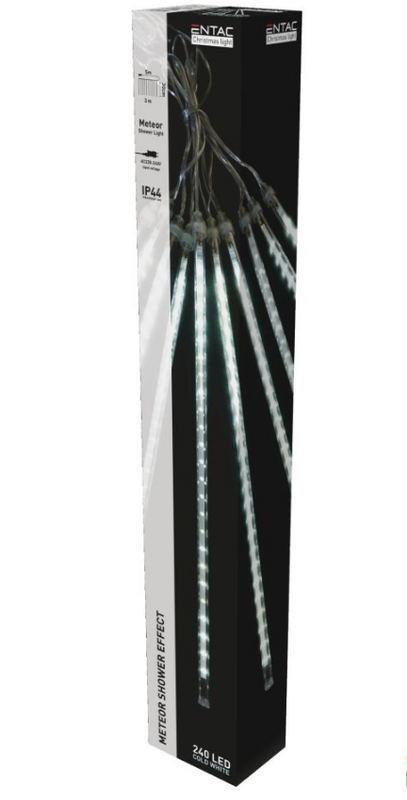 Luzes de Natal 240 LED Meteoro 3m ENTAC