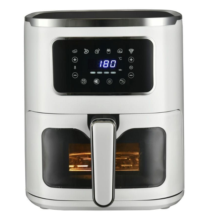 AIR FRYER BRANCA DIGITAL SEM ÓLEO 5L COM JANELA KÜKEN