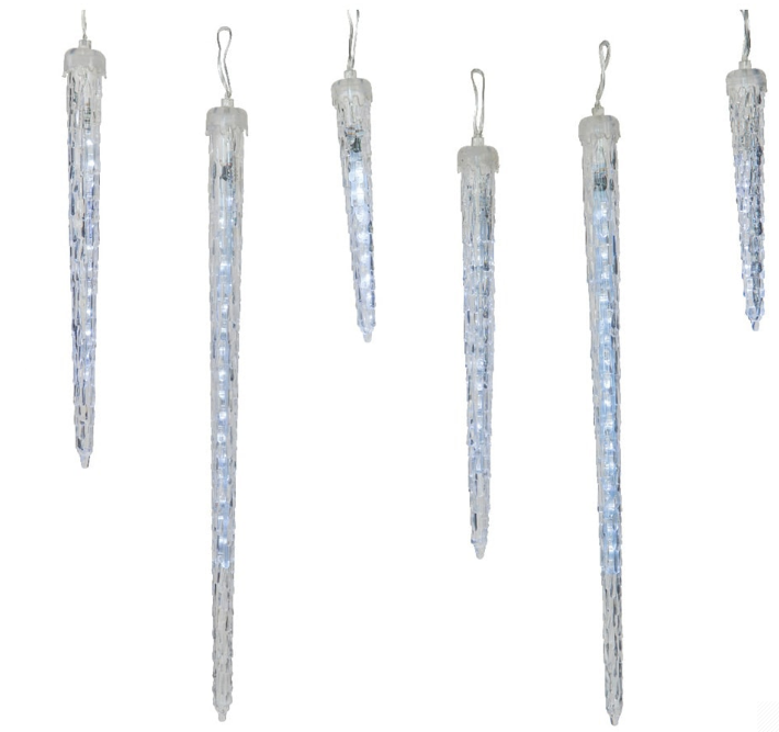 TIRA LED EFEITO NEVE, 148 LEDS, BRANCO FRIO. LUMINEO