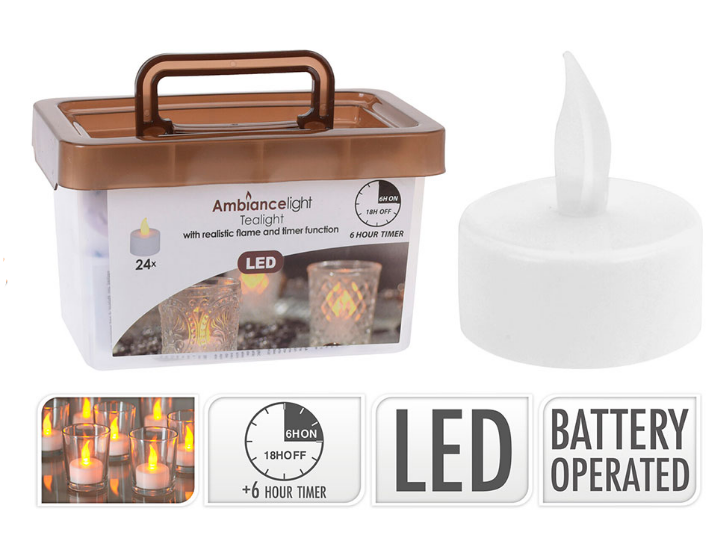 VELAS LED EFEITO CHAMA REAL UNIDADE