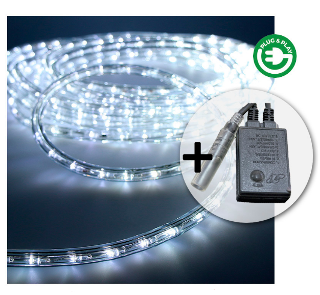 KIT FLEXILED MULTIFUNÇÕES BRANCO FRIO IP44 12m