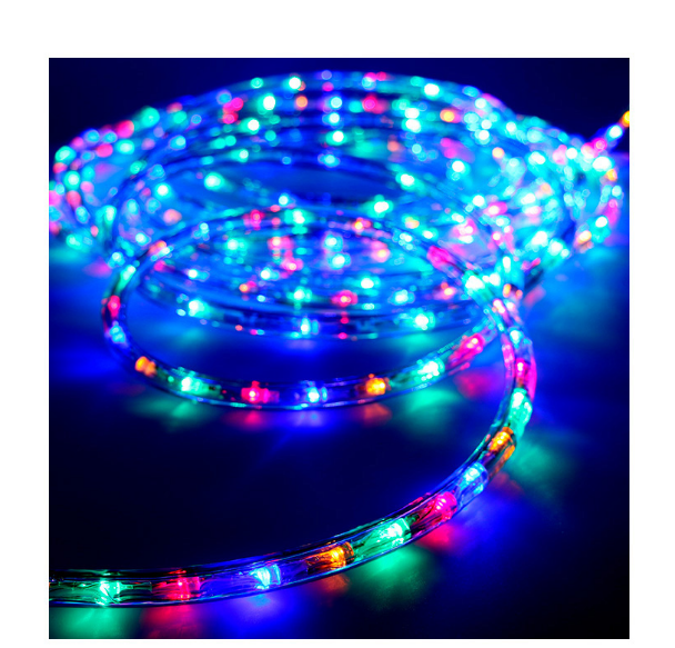 TUBO FLEXÍVEL FIXO DE 2 VIAS 48m. 30 LED/m IP44 MULTICOLOR