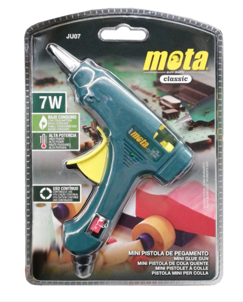 PISTOLA PARA PEGAMENTO EM BARRA 7W 7mm JU07