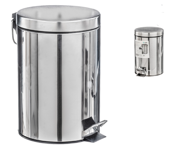 CAIXOTE DO LIXO DE AÇO 3L COM PEDAL BALLETE