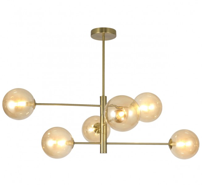 CANDEEIRO GALAXY DOURADO 6 X 28W G-9