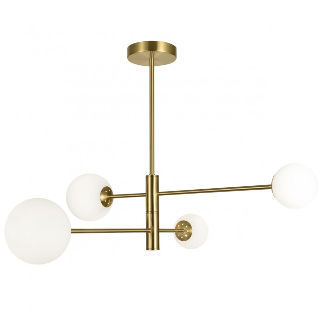 CANDEEIRO 4L. COSMIC BRASS 4 X 28W G-9