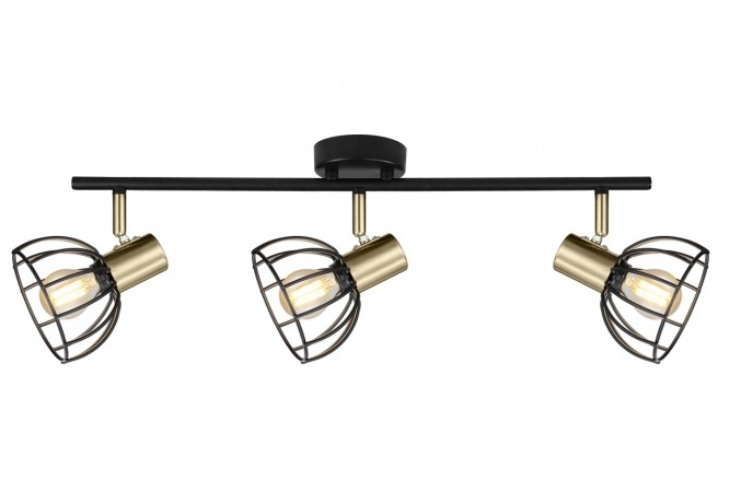 CANDEEIRO PRETO FOSCO 3 X 40W E-14 CANDEEIRO PRETO FOSCO 3 X 40W E-14