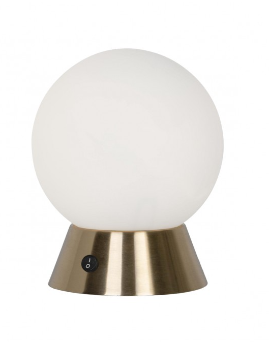 CANDEEIRO DE MESA VIDRO OPAL 1 X 40W E-14