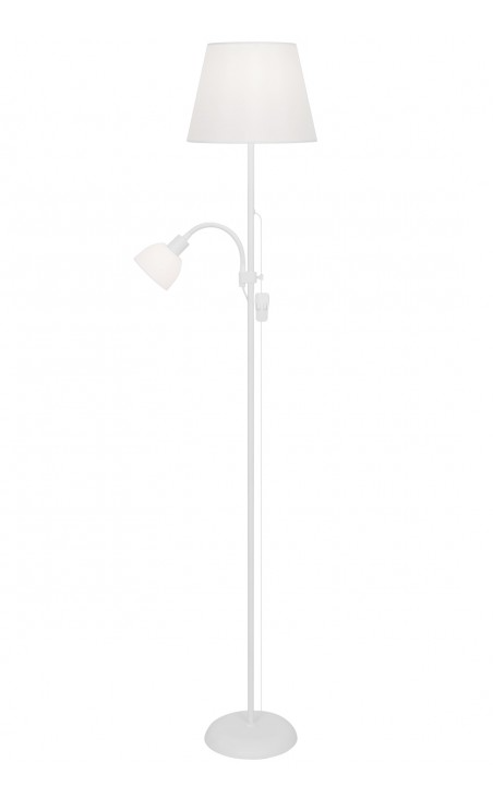 SISTO WHITE SALA DE ESTAR PISO 1 X 60W E-27 + 1 X 40W E-14