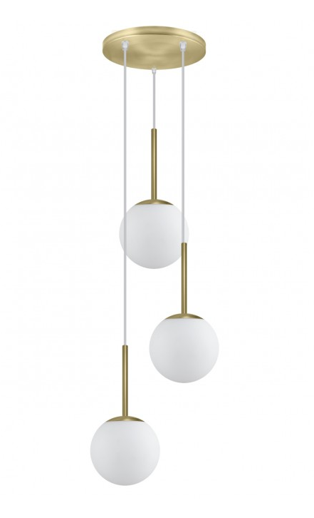 CANDEEIRO DE TETO 3L. PORTILE - OPAL 3 X 40W E-14