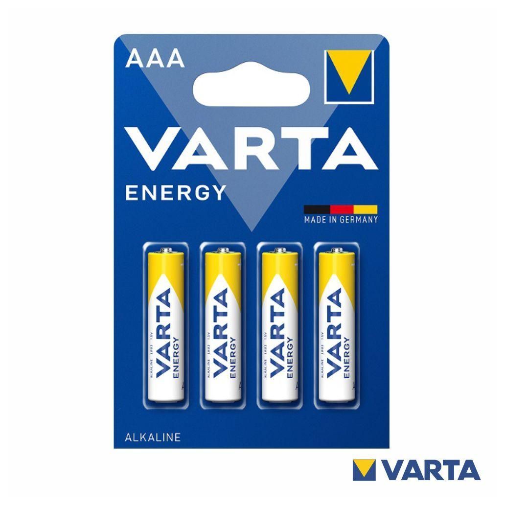 Pilha Alcalina LR03/AAA 1.5V 4x Energy VARTA Pilha Alcalina LR03/AAA 1.5V 4x Energy VARTA