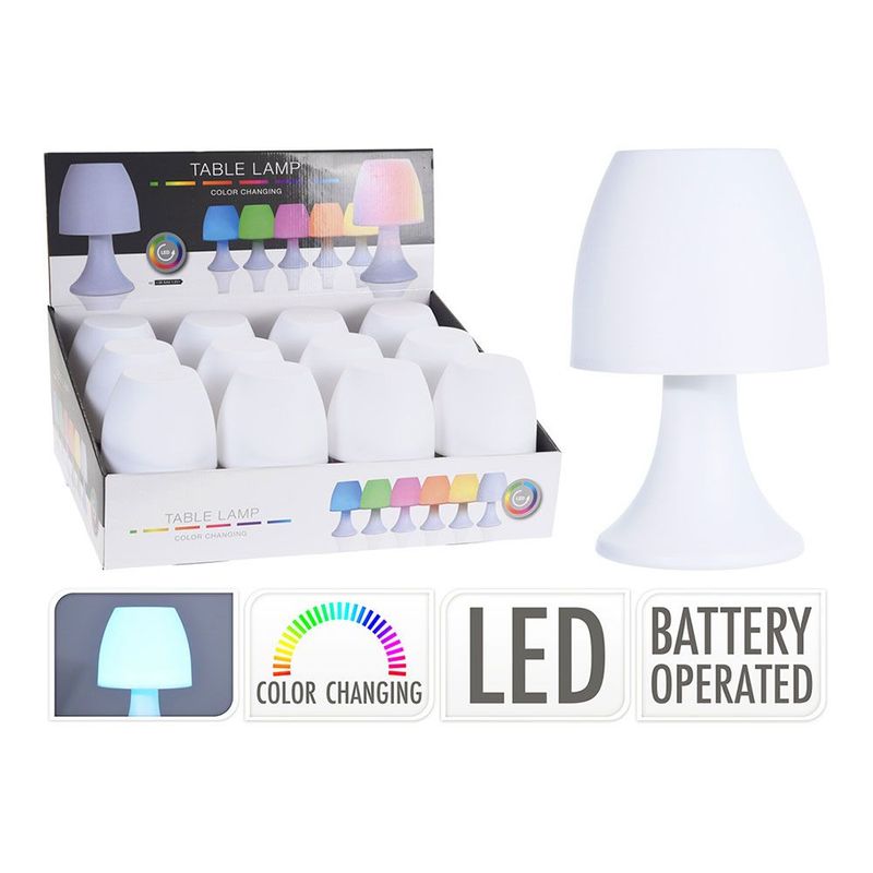 CANDEEIRO LED DE MESA, MULTICOR, A PILHAS, CY5910400,