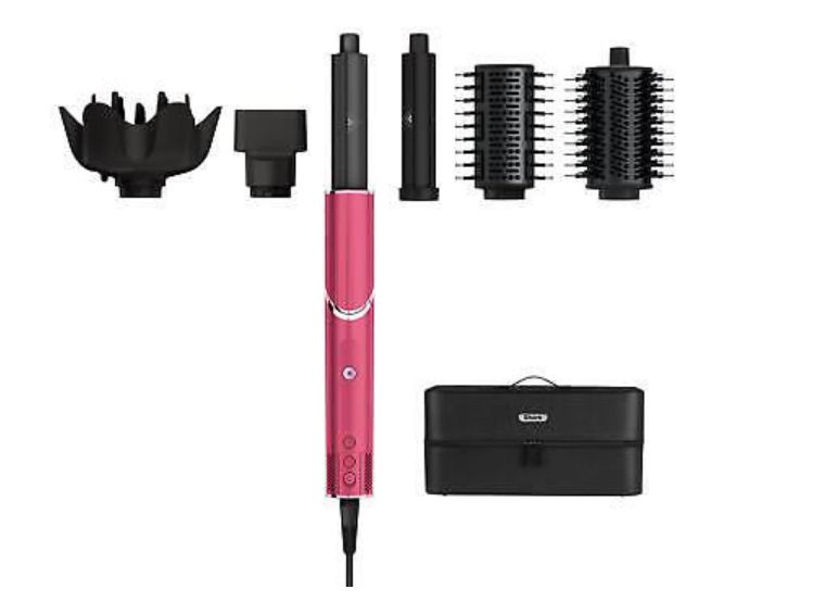 MODELADOR/SECADOR DE CABELO, 5 EM 1, FLEXSTYLE 1400W, ROSA- SHARK