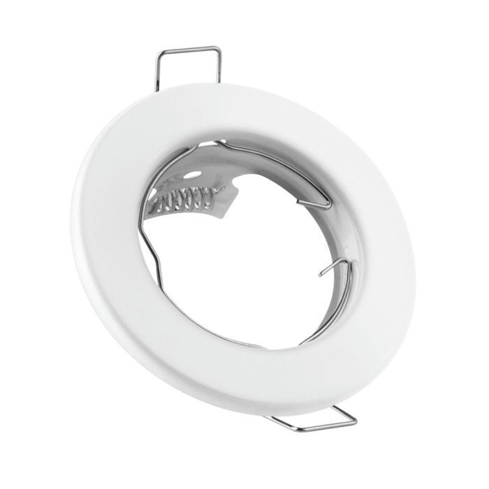 KIT DE ANEL FIXO REDONDO BRANCO MATEL