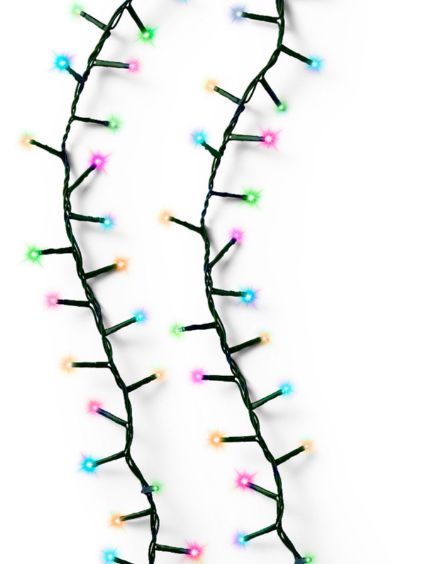 GRINALDA LED COMPACT INTERMITENTE MULTICOR PASTEL 16m 500 LEDS CABO VERDE